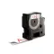 Utángyártott DYMO D1 D53715 24mm x 7m fehér-piros #S0720950