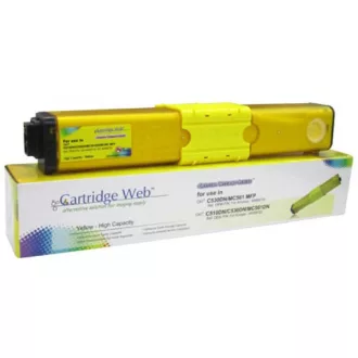   Utángyártott OKI C510/C530 Toner Yellow 5.000 oldal kapacitás CartridgeWeb