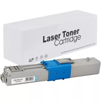   WB Oki C301 C321 Cyan Utángyártott Toner 1.500 oldal kapacitás