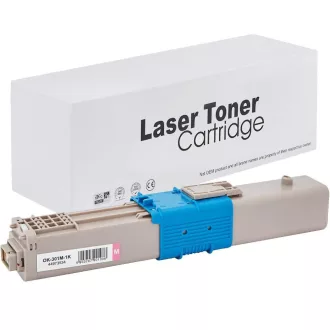   WB Oki C301 C321 Magenta Utángyártott Toner 1.500 oldal kapacitás