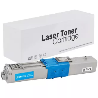   WB Oki C332 MC363 Cyan Utángyártott Toner 3.000 oldal kapacitás