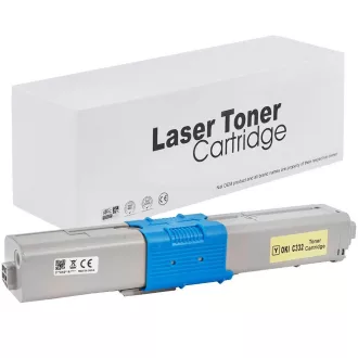   WB Oki C332 MC363 Yellow Utángyártott Toner 3.000 oldal kapacitás